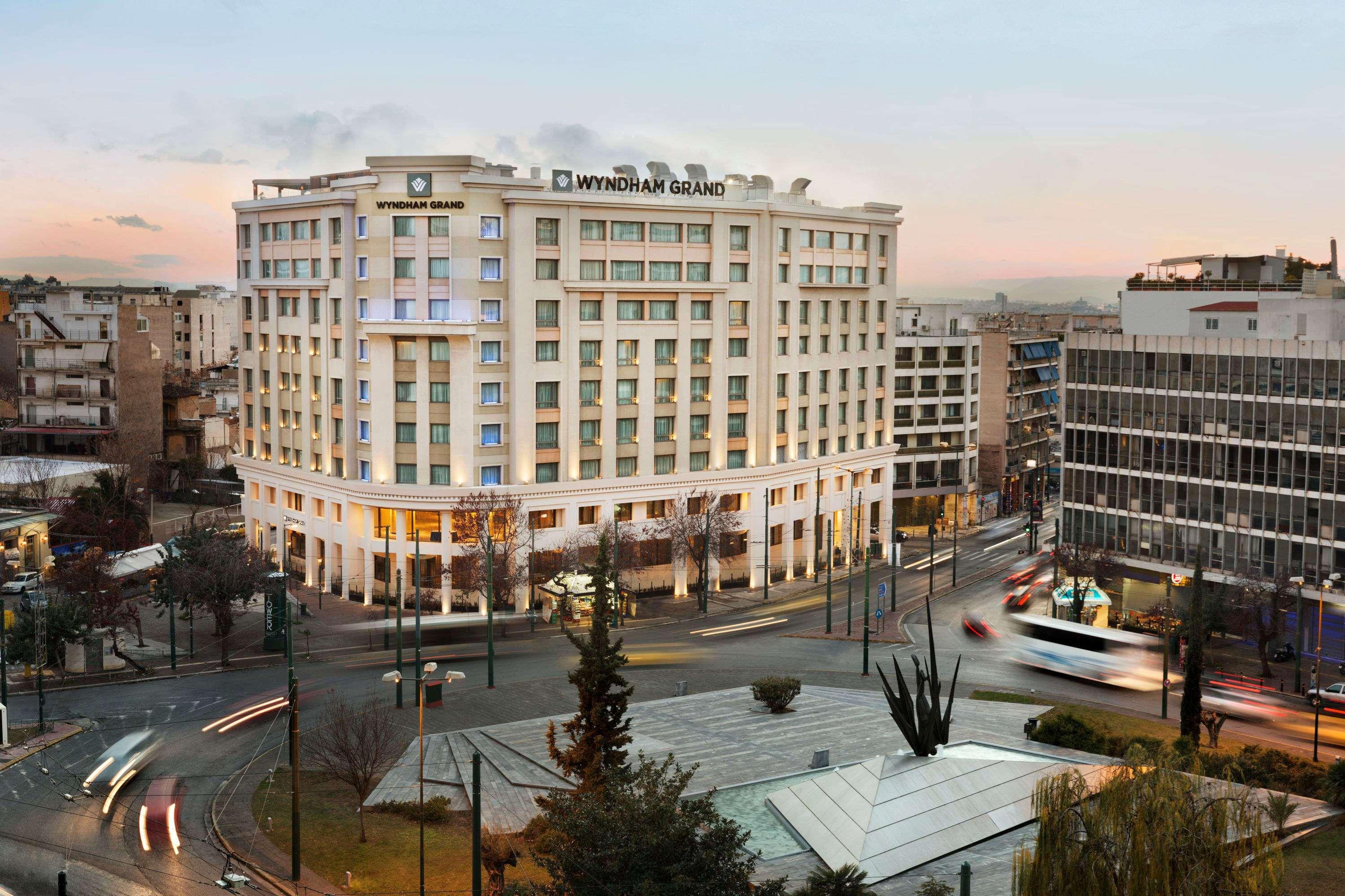 Wyndham Grand Athens Hotel Exterior photo The hotel in 2014